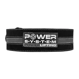 Пояс для тяжелой атлетики Power System PS-3800 PowerLifting Black/Grey размер XL