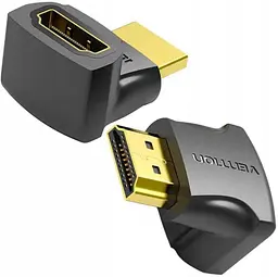 Перехідник Vention HDMI Male to HDMI Female 270° Black (AINB0-2) 2 штуки