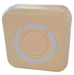 Портативний Міні принтер Дитячий Принтер кишеньковий з термодруком Mini printer Жовтий
