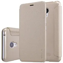 Чохол-книжка Nillkin Sparkle case Meizu M3 Gold - мініатюра 7