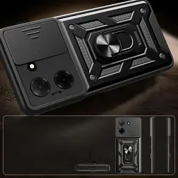 Чохол до мобільного телефона BeCover Military Xiaomi Redmi A5 / Poco C71 Black (713543) - мініатюра 8