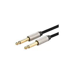 Кабель мультимедійний 6.35mm M to 6.35mm M 2.0m AV128 gray Ugreen (10638) - мініатюра 1