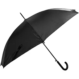 Чоловіча парасолька-палиця напівавтомат Happy Rain 110 см чорна