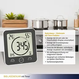 Годинник для ванної кімнати TFA 60400110 - мініатюра 7