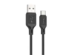 Кабель Hoco X90 Cool USB Type-A to USB Type-C 1m Black (6931474788443)