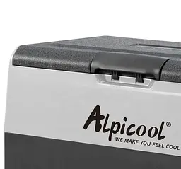 Компресорний автохолодильник Alpicool T60 (60 літрів, LG Compressor, Двокамерний) - мініатюра 2