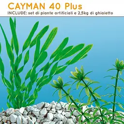 Акваріум Ferplast CAYMAN 40 PLUS - 21 L 41.5 x 21.5 x h 34 cm - мініатюра 5