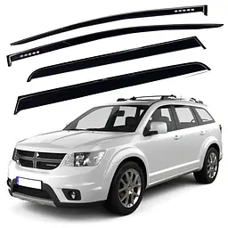 Дефлектори вікон вітровики Dodge Journey / Fiat freemont 2008-2020 Voron Glass