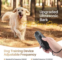 Портативні ультразвукові пристрої для контролю собак Bubbacare Anti-Bark Device, ефективний антилай - мініатюра 2