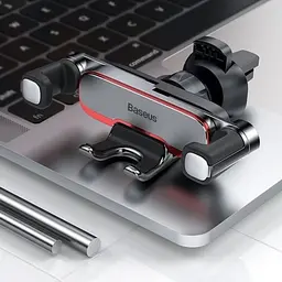 Автотримач Baseus Mr Hui Gravity Car Mount Silver (SUYL-HU0S) [168636] - мініатюра 8