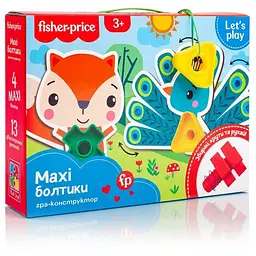 Гра-конструктор "Fisher-Price. Maxi болтики" Рус Vladi Toys 20х27х6 см det0012940