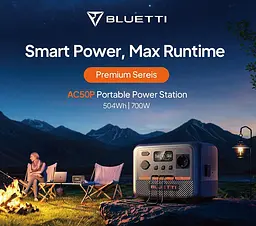 Портативна зарядна станція Bluetti AC-50-P 700W 504Wh BMS LiFePO4 - мініатюра 5