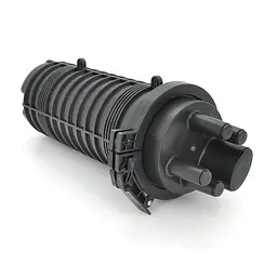 Муфта оптична Merlion ML-OP-F108H-24C, герметична, 3 введення, до 2-х касет, до 24 зварок, матеріал PP - мініатюра 2