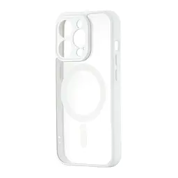 Чохол Color Edge with MagSafe (Protected Camera) iPhone 15 Pro White
