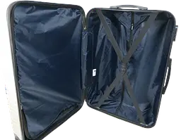 Велика пластикова валіза на колесах 115L GD Polo світло-бежева (60k001 large light beige) - мініатюра 6