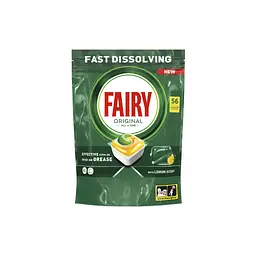 Таблетки для посудомийних машин Fairy Original All in One Lemon 56 шт. (8700216237352) - мініатюра 2