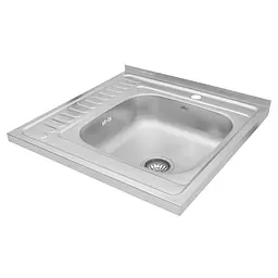 Кухонна мийка Kroner KRP Dekor-6060R (0,6 мм) CV022813, Decor - мініатюра 3