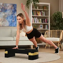 Степ платформа Hop-Sport HS-PP033AS чорно-золота - мініатюра 3