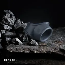 Ерекційне кільце Boners Classic Cocksling 5 см сірий - мініатюра 3
