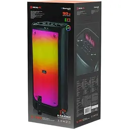 Колонка портативна 2.0 X-797, Black, 90 Вт (2 x 45 Вт) REAL-EL teh0021049 - мініатюра 9