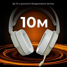 Навушники Ajazz AHM09 MAX 3-Mode Grey (AHM09-MAX-GW) - мініатюра 13