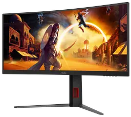 Монiтор 34" AOC CU34G4Z Black - мініатюра 5