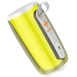 Bluetooth Колонка Hoco HC18 Jumper colorful luminous White - мініатюра 2