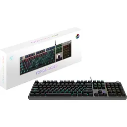 Клавіатура MSI Forge GK310 Red Switch Black UA [122964] - мініатюра 8