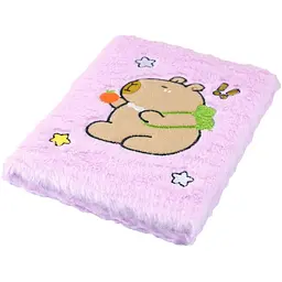Блокнот А5 ZiBi Capybara 13 Kids Line плюшевий клітинка 80 аркушів (ZB.700034) - мініатюра 4