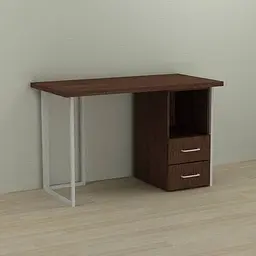 Комп'ютерний стіл Ferrum-decor Отто 75x100x70 білий ДСП Венге 32мм (FRD-105998)