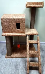 Ігровий комплекс для котів з кігтеточкою KL102