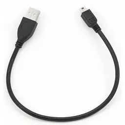 Дата кабель USB 2.0 AM to Mini 5P 0.3m UKC 30см - мініатюра 2