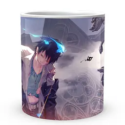 Кухоль GeekLand Blue Exorcist Синій Екзорцист BE 02.12 330 мл білий - мініатюра 2