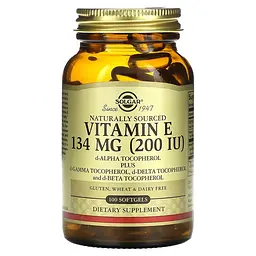 Вітамін E природного походження Vitamin E 134 мг (200 МО) - 100 софтгель