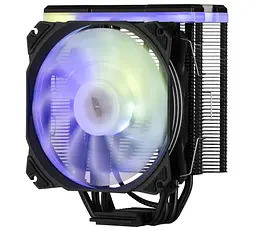 Кулер для процесора 2E Gaming Air Cool AC120D4TC-ARGB, алюміній, мідні теплові трубки, 1x120 мм ARGB PWM, для Intel 115x/1200/1366/1700, AMD AMx/FMx, до 180 Вт (2E-AC120D4TC-ARGB)