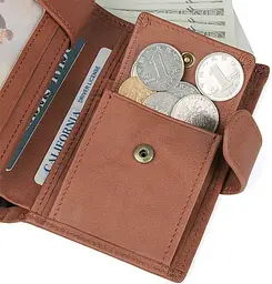 Чоловічий шкіряний гаманець Vintage 10х13 см acs0014989 - мініатюра 10