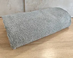 Рушник турецький махровий однотонний Zeron 70х140 Light Gray щільність 500 г/м2