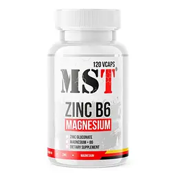 Стимулятор тестостерону MST Nutrition Zinc B6 Magnesium, 120 вегакапсул