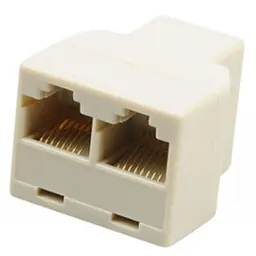 Спліттер Atcom вита пара, UTP, 8P8C J-45 1port (female) to 2port (female) (12450) - мініатюра 1