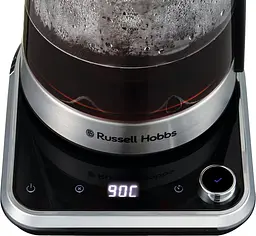 Russell Hobbs Електрочайник Attentiv Kettle, 1.7л, Strix, скло, база зі сховищем для шнура, сірий - мініатюра 2