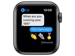 Смарт-годинник Apple Watch Nike Series 6 GPS + Cellular 40mm Space Gray Alu Case w. Anthracite/Black Sport B. (M06L3) - мініатюра 2
