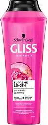 Захисний шампунь Gliss Supreme Length, для довгого волосся схильного до пошкоджень та жирності, 250 мл