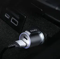 Автозарядне 70Mai Car Charger Midrive Pro (Midrive CC05) сріблясте - мініатюра 3
