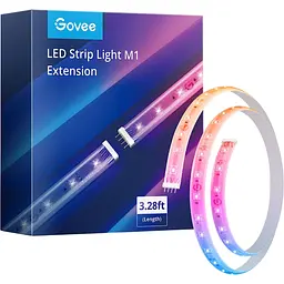 Подовжувач світлодіодної стрічки Govee H100E LED Strip Light M1 Matter Compatible Extension для H61E1 RGBIC 1m White (H100E0D1) [145632] - мініатюра 2