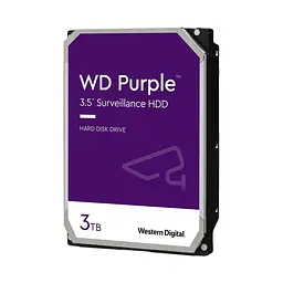 Жорсткий диск 3.5" 3TB 256MB Western Digital Purple WD33PURZ (090-00214)