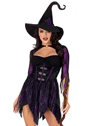 Костюм відьми Leg Avenue Mystical Witch M (плаття, капелюх)