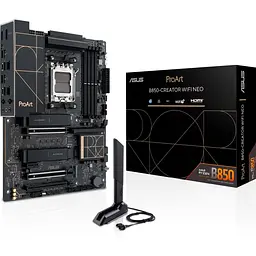 Материнська плата ASUS PROART B850-CREATOR WIFI NEO (PROART B850-CREATOR WIFI NEO) (Socket AM5, AMD B850, ATX) - мініатюра 10