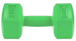 Гантель композитна PowerPlay 4124 Hercules 2 кг Зелена 1 шт (PP_4124_2kg)