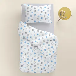 Підковдра дитяча Cosas Stars 110х140 см блакитна (StarsClear_GreyBlue_140q) - мініатюра 4