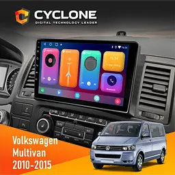 Штатна магнітола Volkswagen Multivan 2010-2015 Cyclone C9-001 2x32 CPL Cyclone (НФ-00009112)